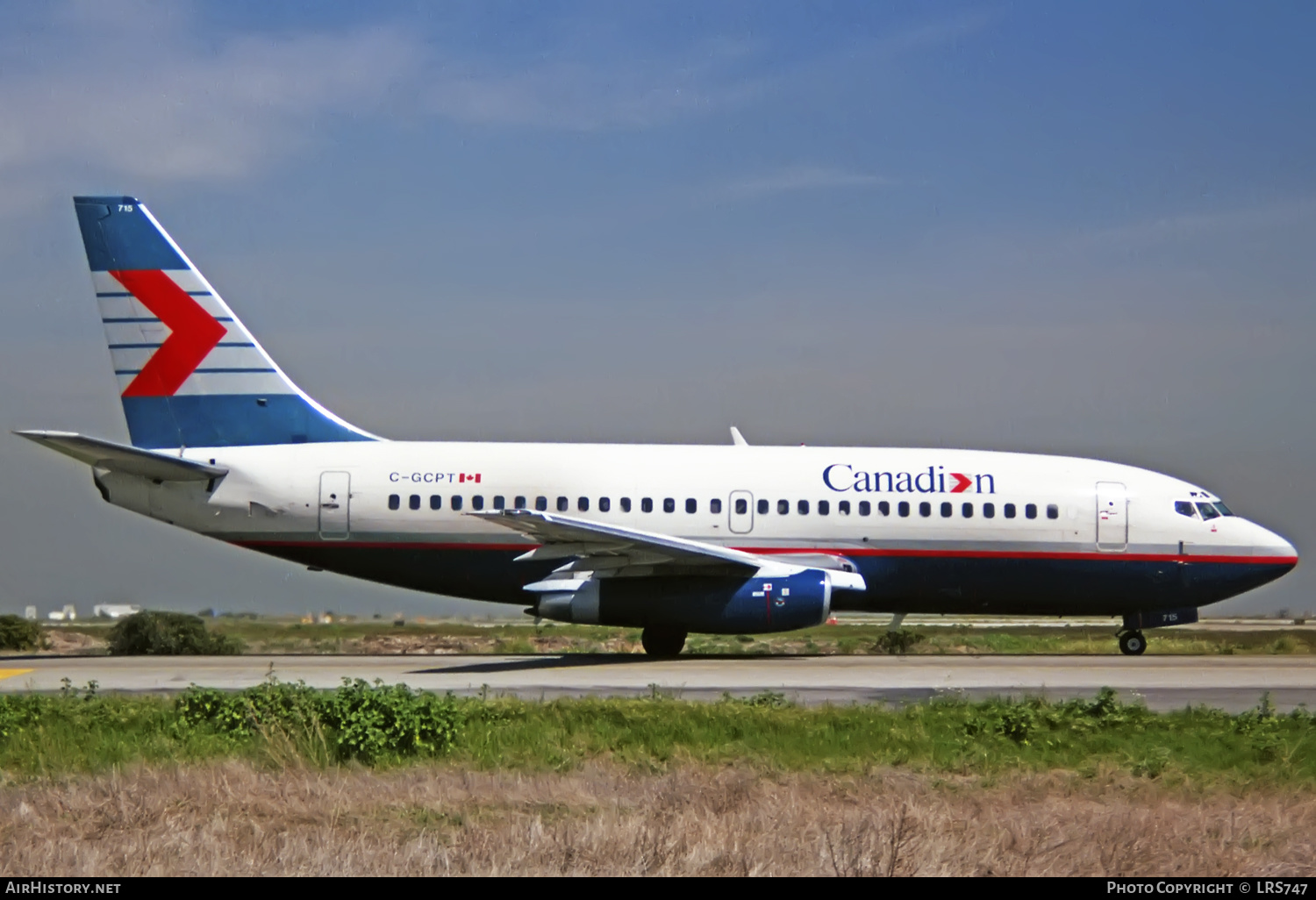 Aircraft Photo of C-GCPT | Boeing 737-217/Adv | Canadian Airlines | AirHistory.net #369428