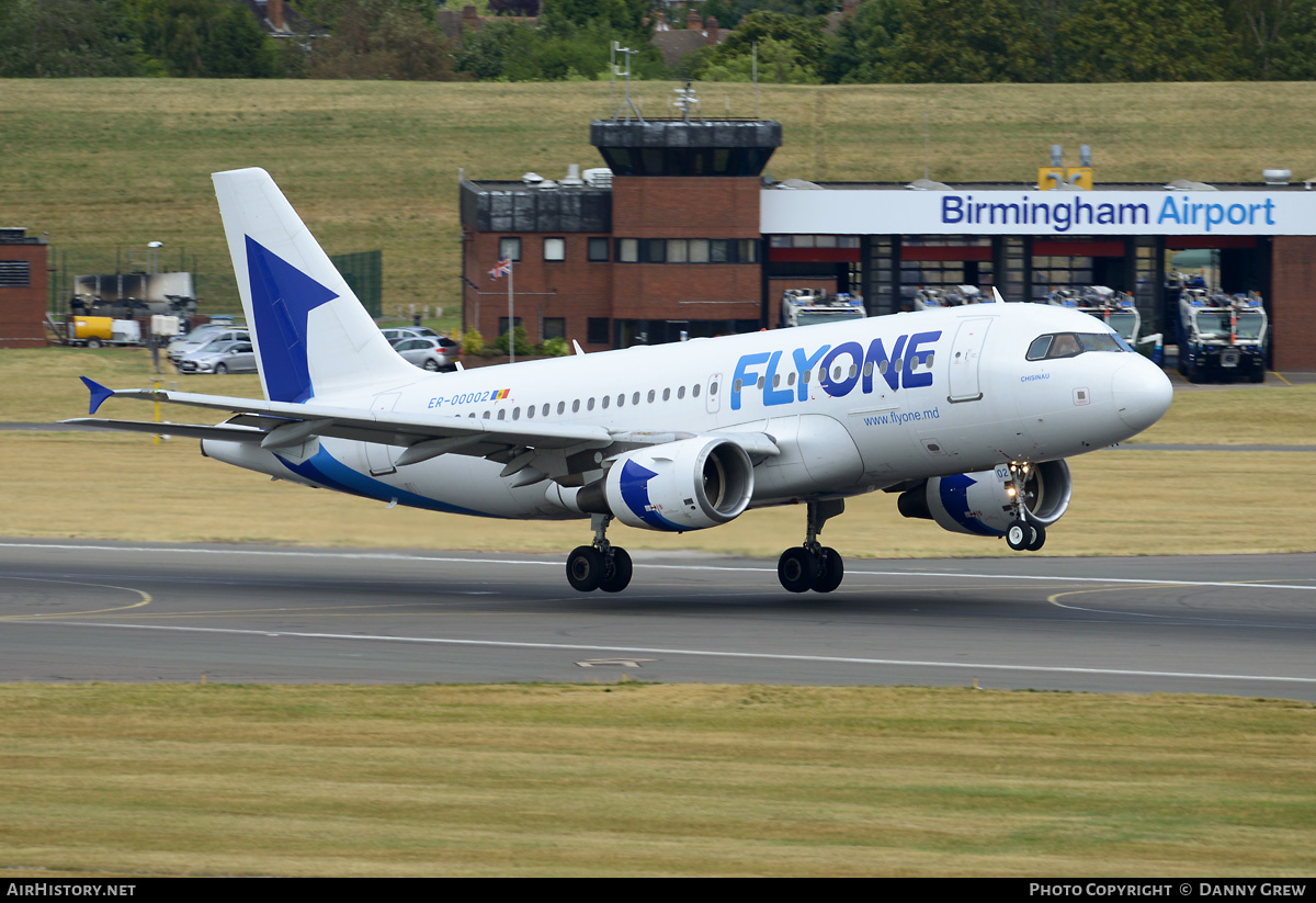 Aircraft Photo of ER-00002 | Airbus A319-112 | FlyOne | AirHistory.net #369474