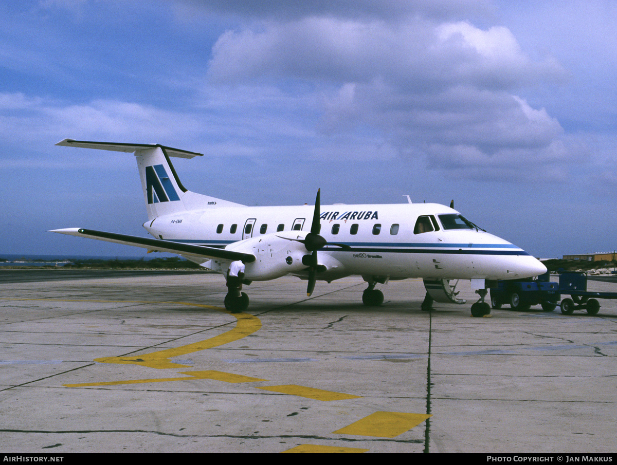 Aircraft Photo of P4-EMA | Embraer EMB-120RT Brasilia | Air Aruba | AirHistory.net #369482