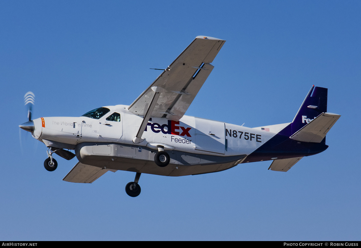 Aircraft Photo of N875FE | Cessna 208B Super Cargomaster | FedEx Feeder | AirHistory.net #369490