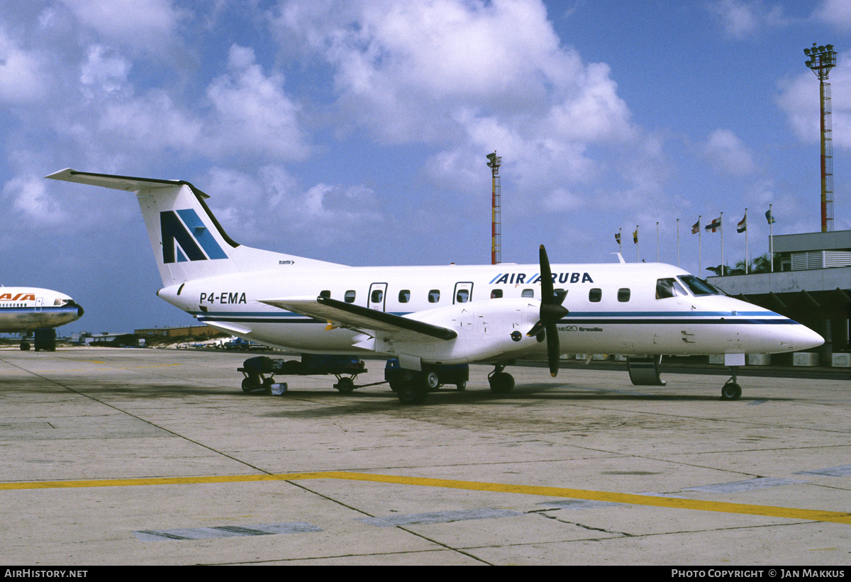 Aircraft Photo of P4-EMA | Embraer EMB-120RT Brasilia | Air Aruba | AirHistory.net #369491
