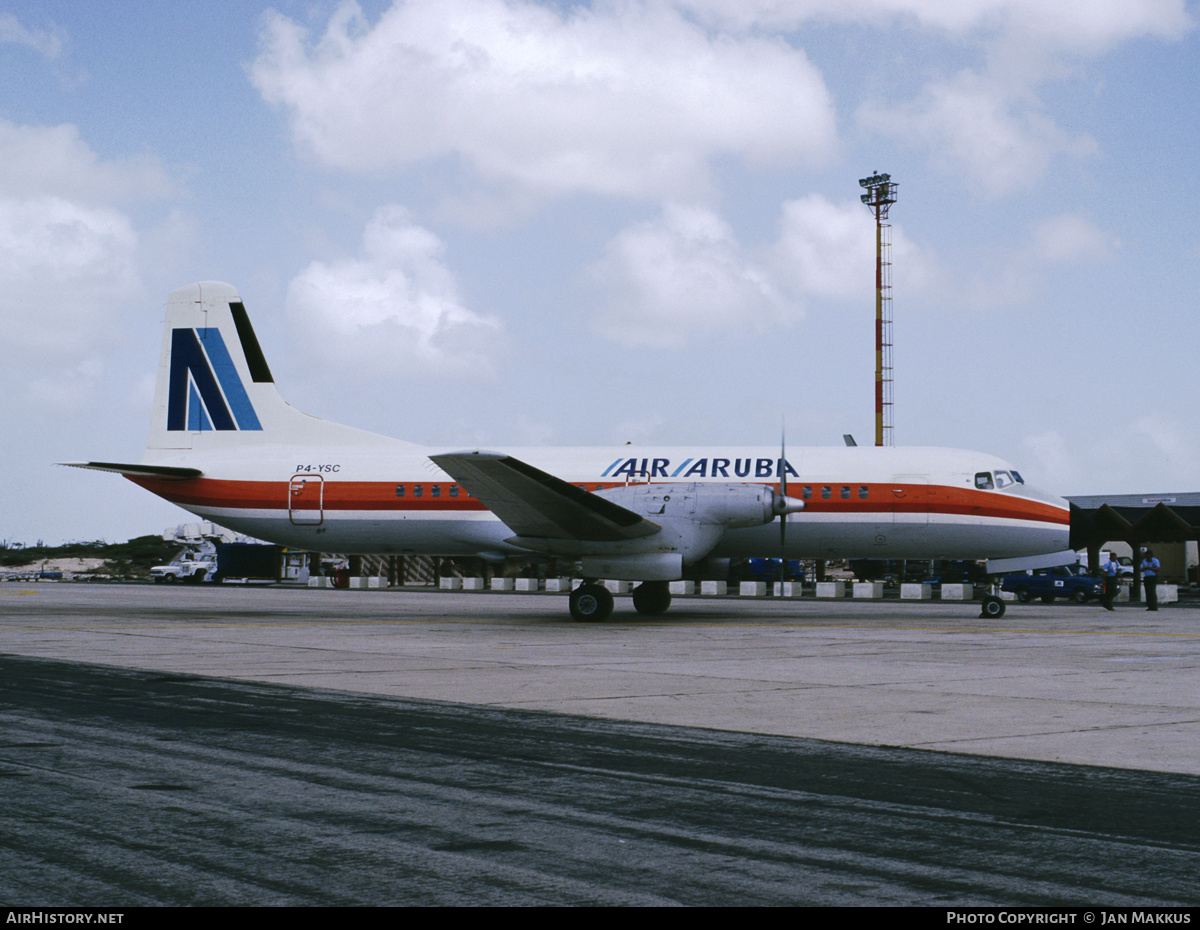 Aircraft Photo of P4-YSC | NAMC YS-11A-200 | Air Aruba | AirHistory.net #369508