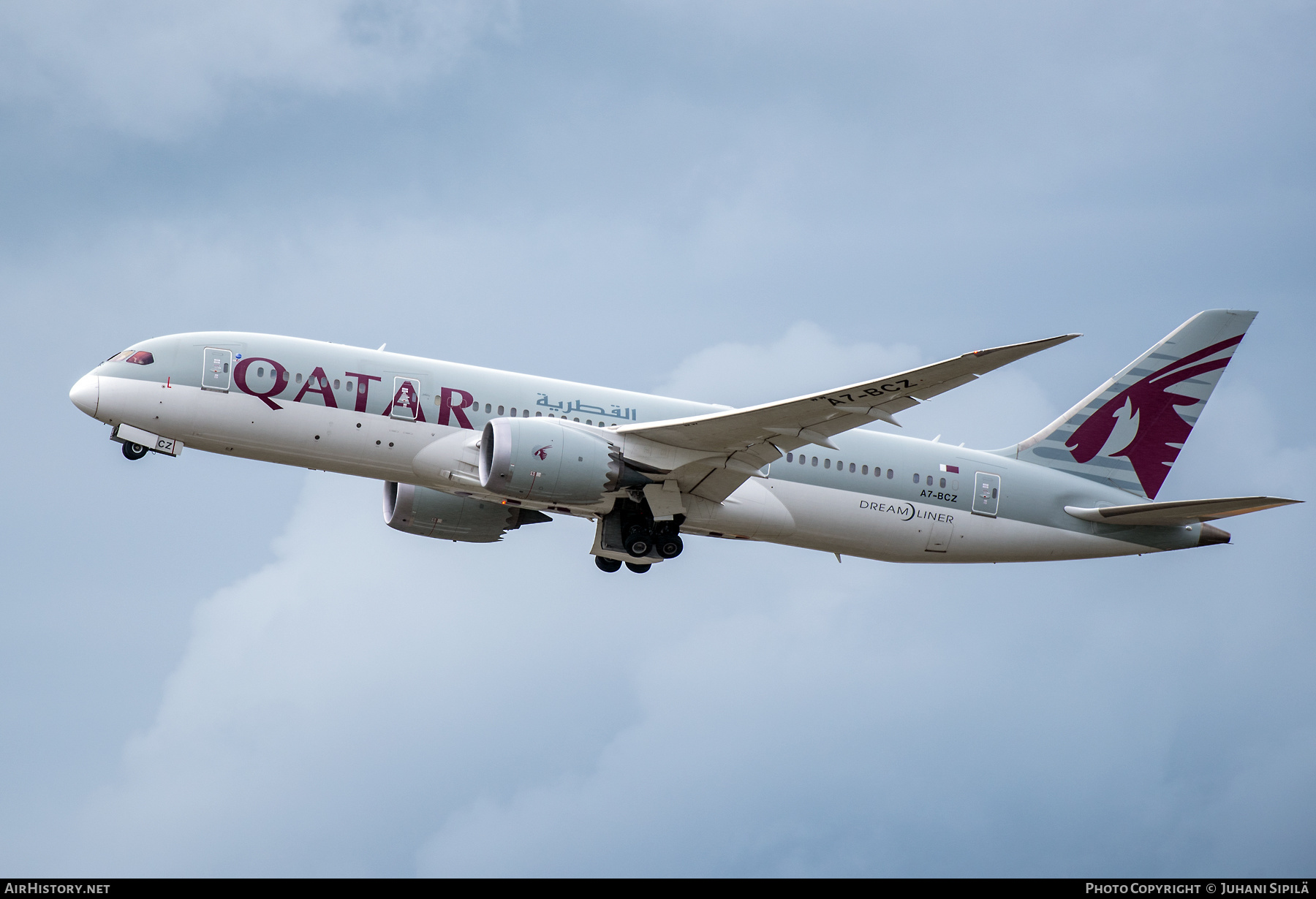 Aircraft Photo of A7-BCZ | Boeing 787-8 Dreamliner | Qatar Airways | AirHistory.net #369532