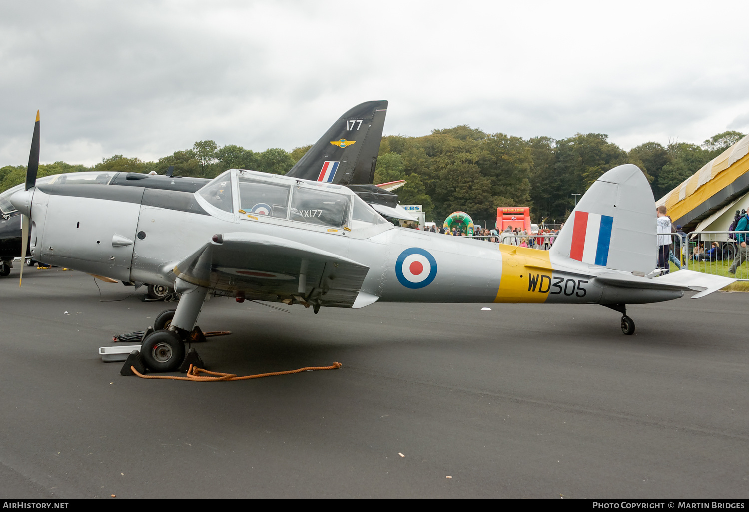 Aircraft Photo of G-ARGG / WD305 | De Havilland DHC-1 Chipmunk Mk22 | UK - Air Force | AirHistory.net #369546