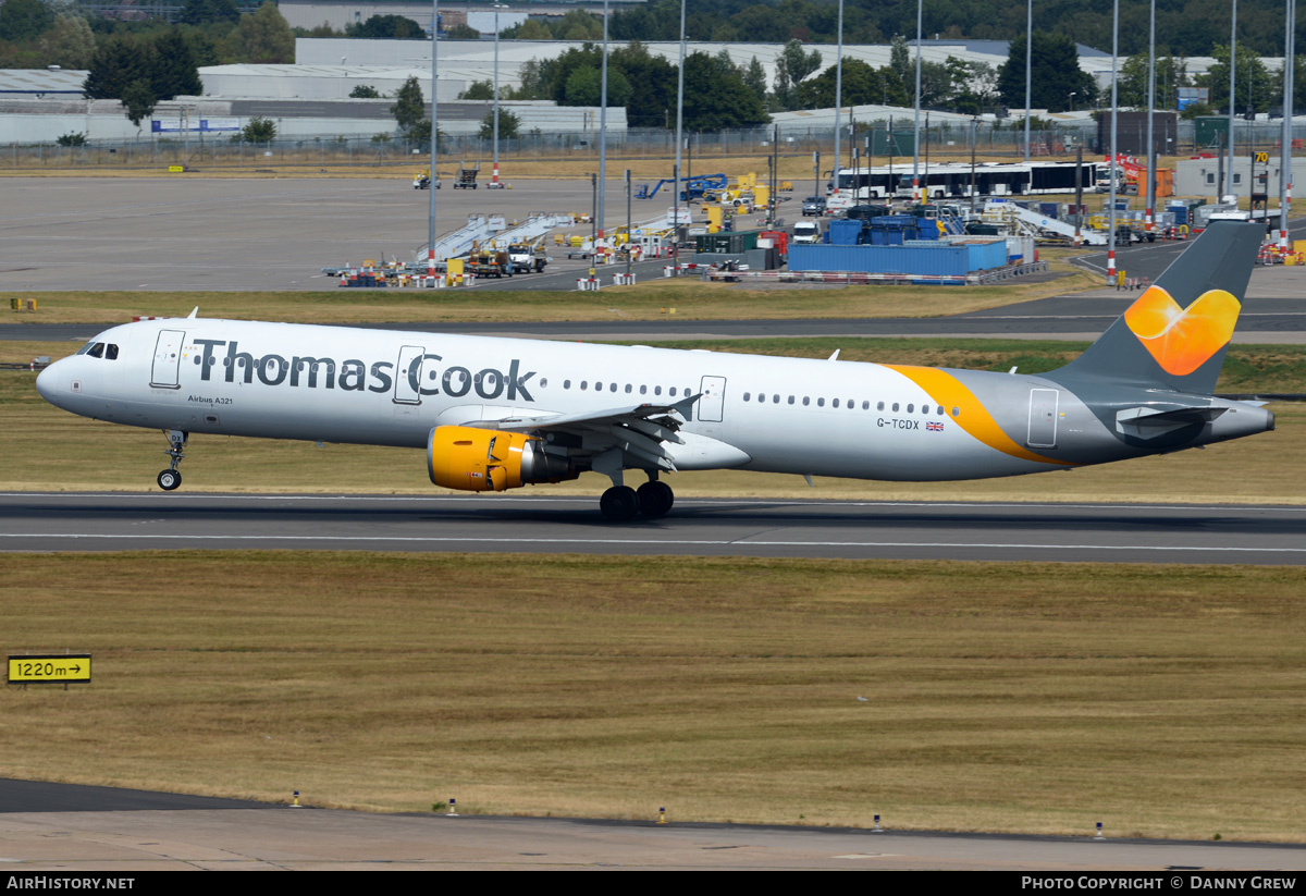 Aircraft Photo of G-TCDX | Airbus A321-211 | Thomas Cook Airlines | AirHistory.net #369565