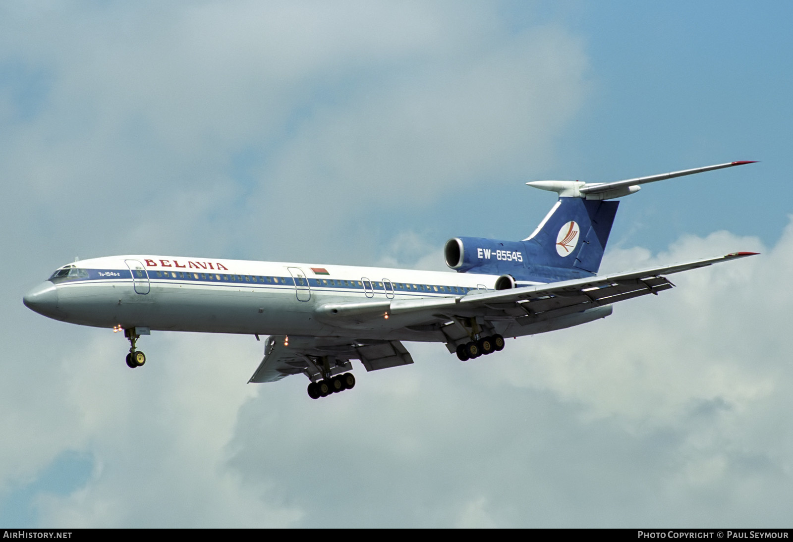 Aircraft Photo of EW-85545 | Tupolev Tu-154B-2 | Belavia | AirHistory.net #369569