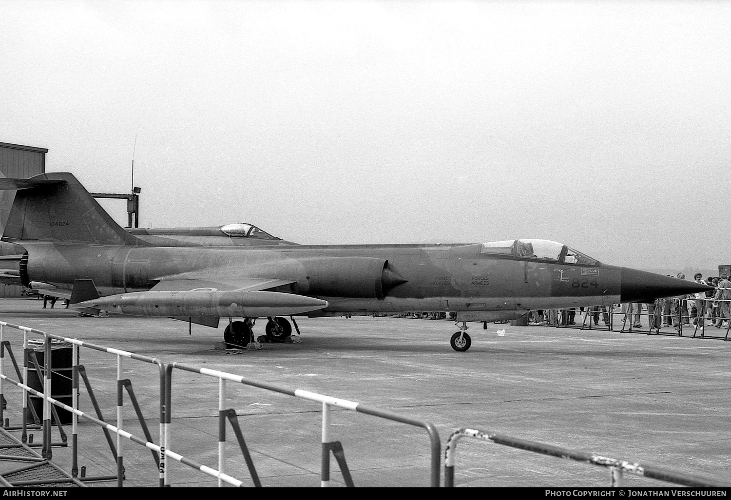 Aircraft Photo of 104824 | Lockheed CF-104 Starfighter | Canada - Air Force | AirHistory.net #369598