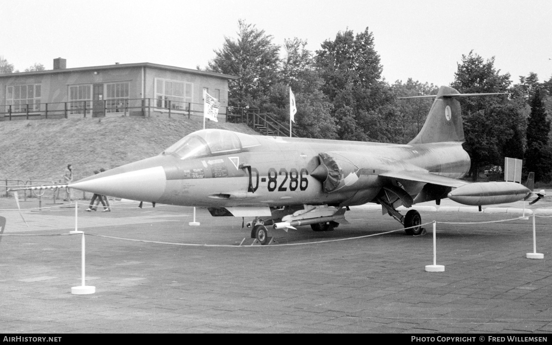 Aircraft Photo of D-8286 | Lockheed F-104G Starfighter | Netherlands - Air Force | AirHistory.net #369615