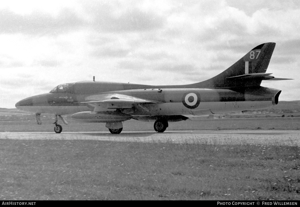 Aircraft Photo of XL618 | Hawker Hunter T7 | UK - Air Force | AirHistory.net #369618