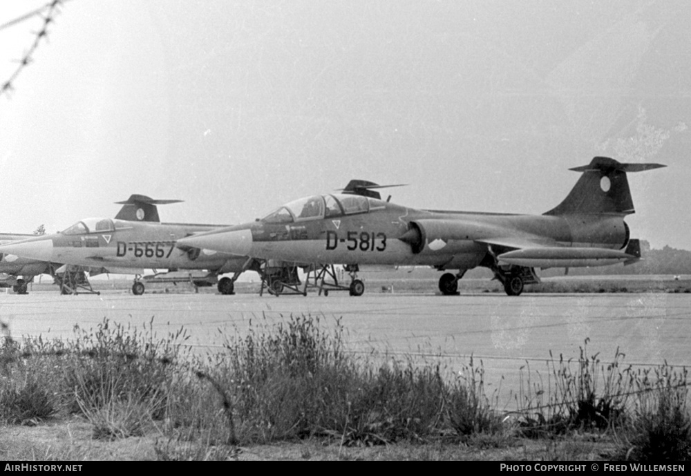 Aircraft Photo of D-5813 | Lockheed TF-104G Starfighter | Netherlands - Air Force | AirHistory.net #369621