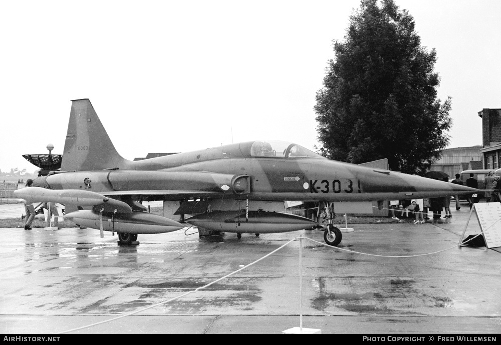 Aircraft Photo of K-3031 | Canadair NF-5A | Netherlands - Air Force | AirHistory.net #369630