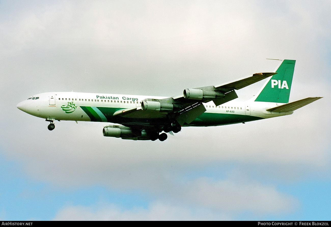 Aircraft Photo of AP-AXG | Boeing 707-340C | Pakistan International Airlines Cargo - PIA | AirHistory.net #369649