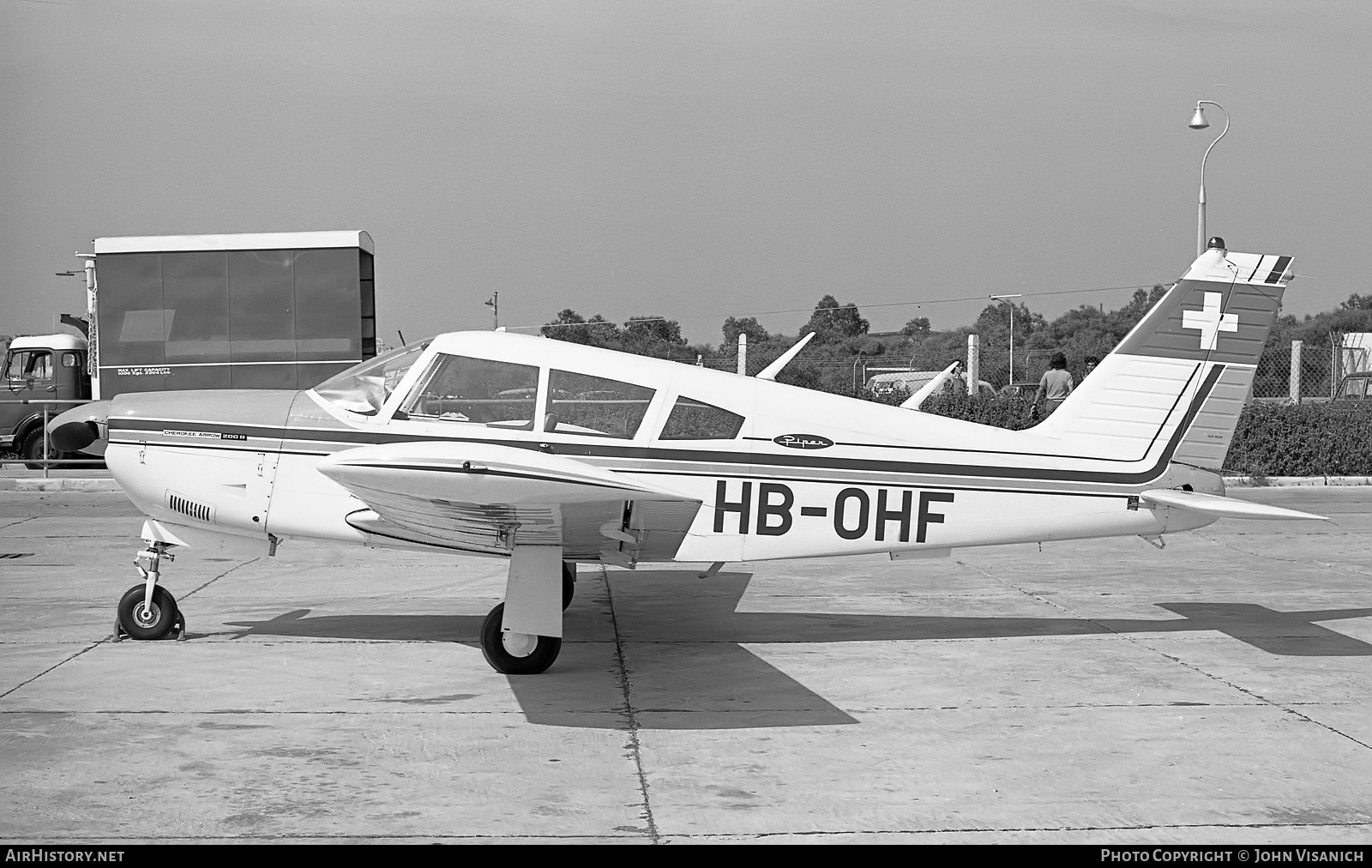 Aircraft Photo of HB-OHF | Piper PA-28R-200 Cherokee Arrow | AirHistory.net #369653