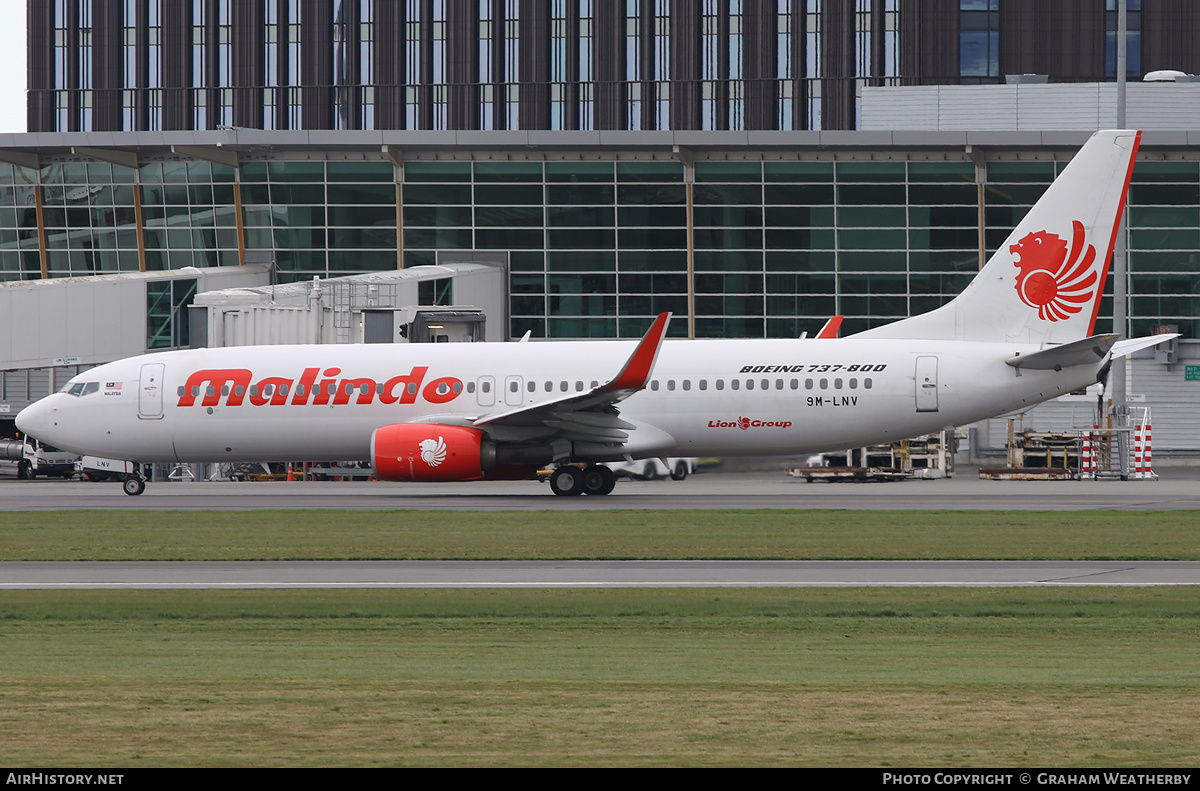 Aircraft Photo of 9M-LNV | Boeing 737-8GP | Malindo Air | AirHistory.net #369681