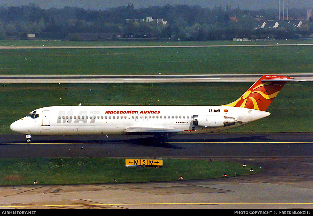 Aircraft Photo of Z3-AAB | McDonnell Douglas DC-9-32 | MAT - Macedonian Airlines | AirHistory.net #369689