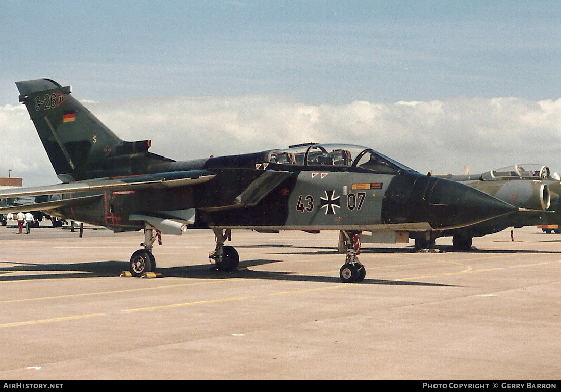 Aircraft Photo of 4307 | Panavia Tornado IDS(T) | Germany - Air Force | AirHistory.net #369704