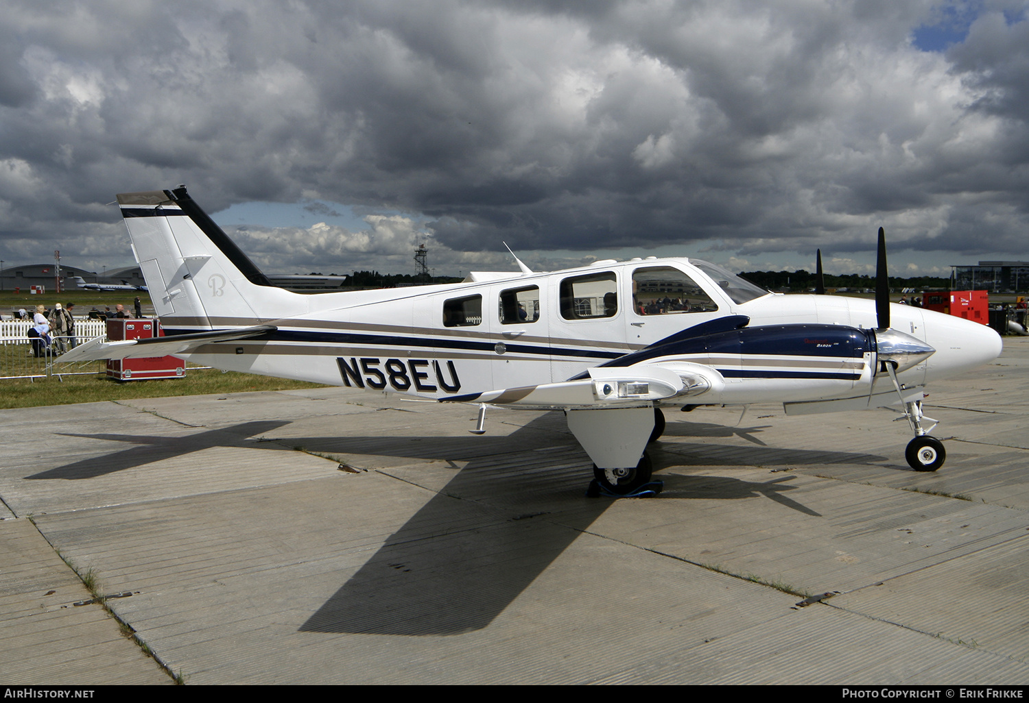 Aircraft Photo of N58EU | Hawker Beechcraft G58 Baron | AirHistory.net #369727