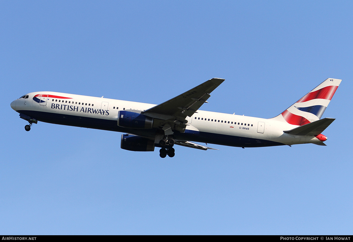 Aircraft Photo of G-BNWB | Boeing 767-336/ER | British Airways | AirHistory.net #369747