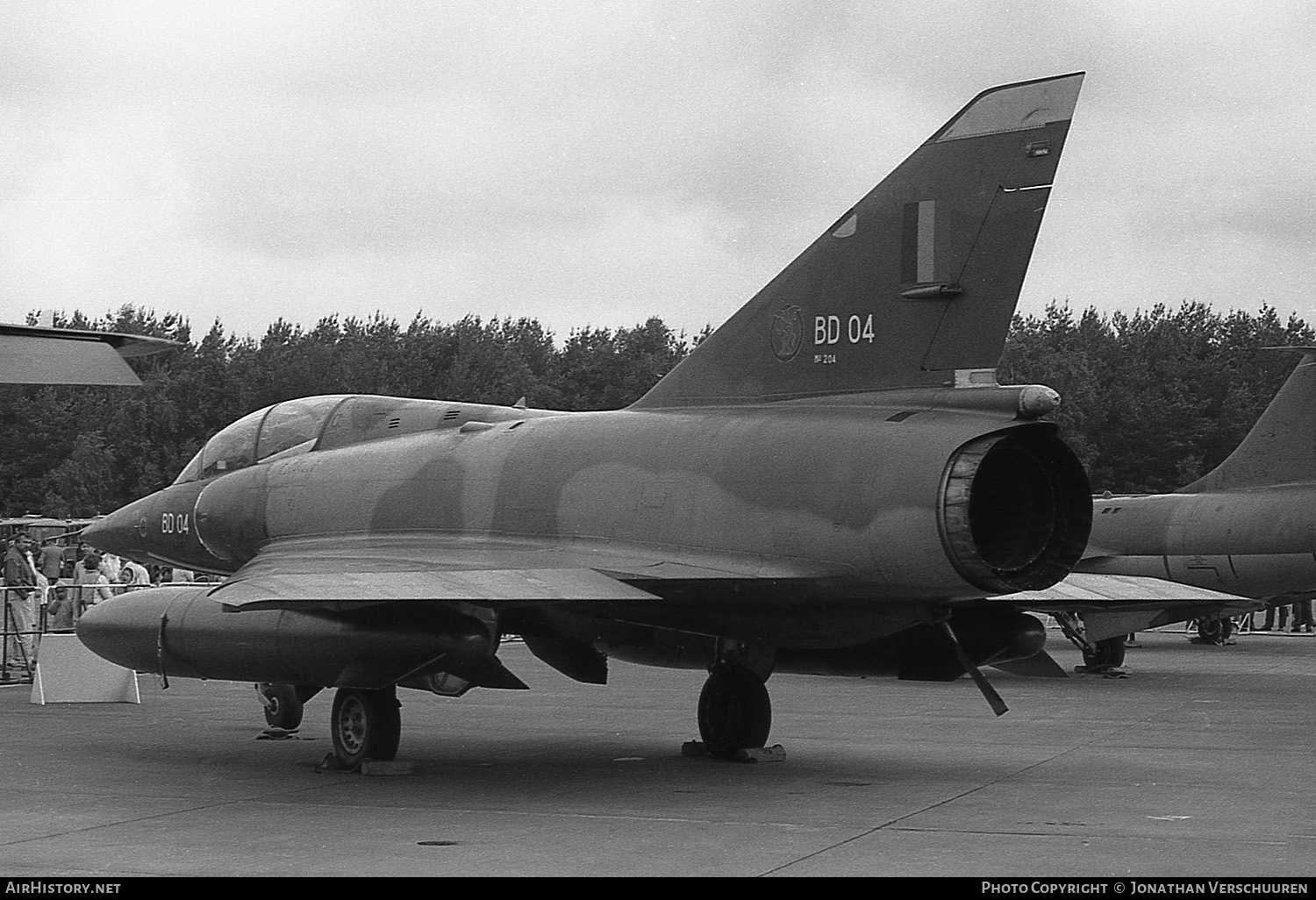 Aircraft Photo of BD04 | Dassault Mirage 5BD | Belgium - Air Force | AirHistory.net #369758