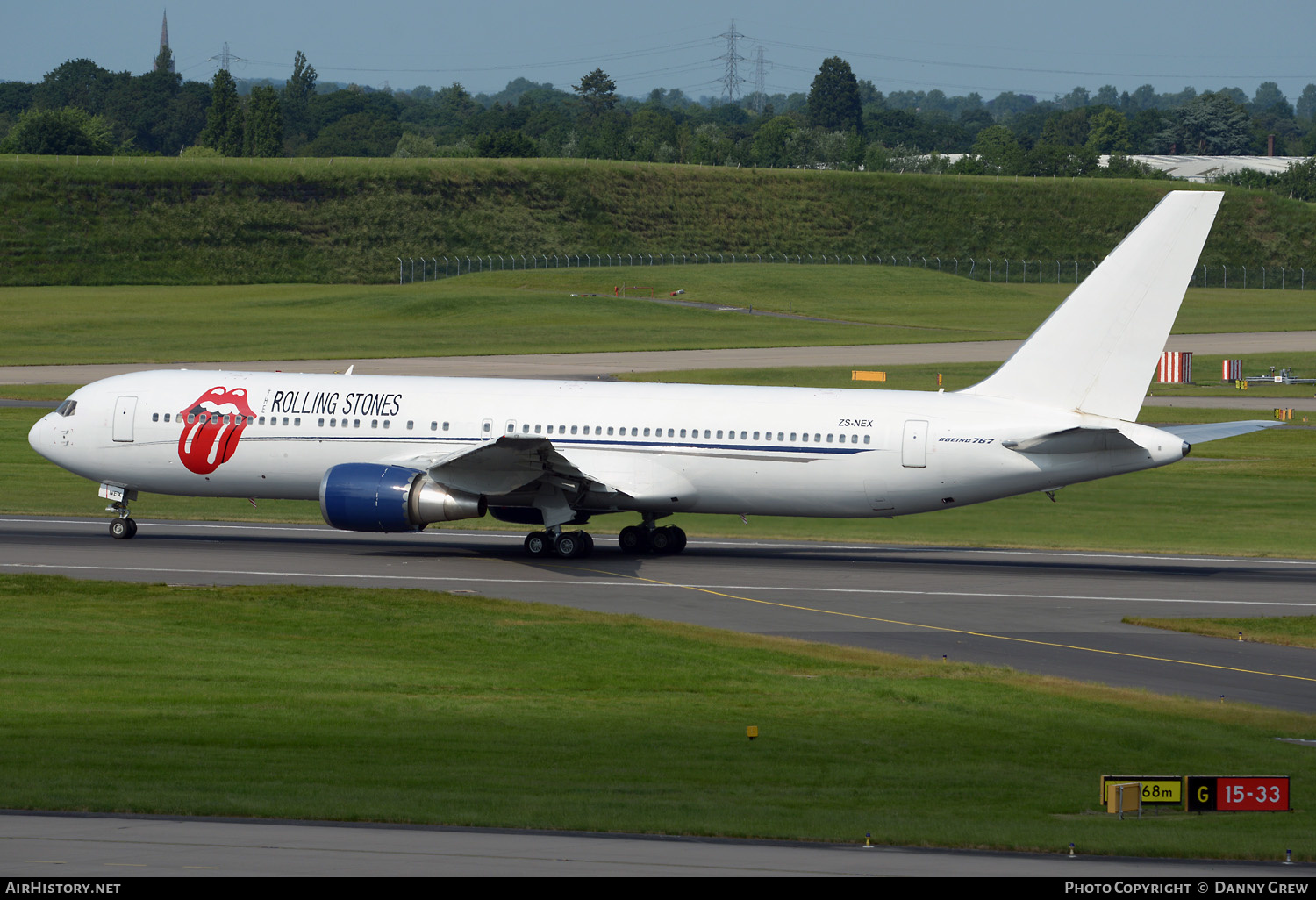 Aircraft Photo of ZS-NEX | Boeing 767-35D/ER | The Rolling Stones | AirHistory.net #369768