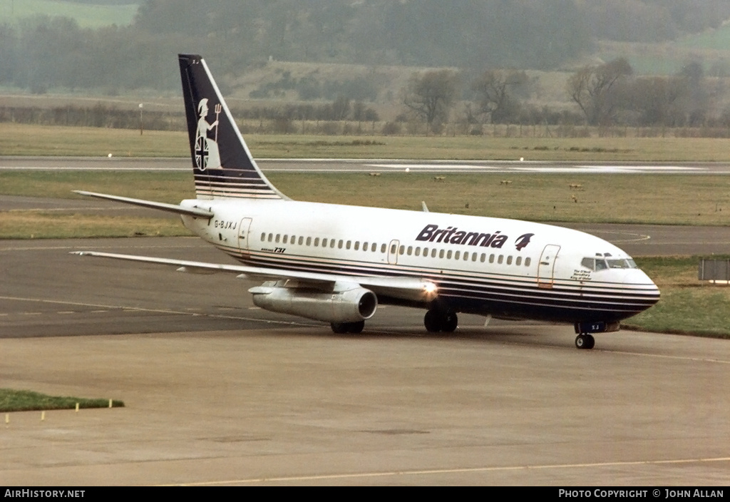 Aircraft Photo of G-BJXJ | Boeing 737-219/Adv | Britannia Airways | AirHistory.net #369776
