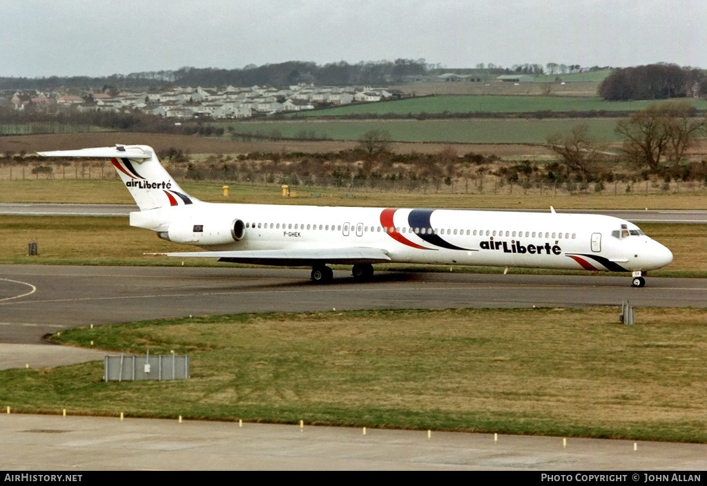 Aircraft Photo of F-GHEK | McDonnell Douglas MD-83 (DC-9-83) | Air Liberté | AirHistory.net #369778