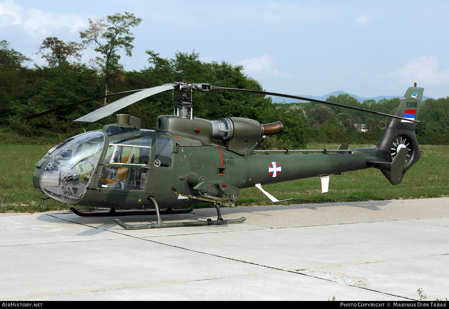 Aircraft Photo of 12806 | Aerospatiale SA-341H Partizan | Serbia - Air Force | AirHistory.net #369814