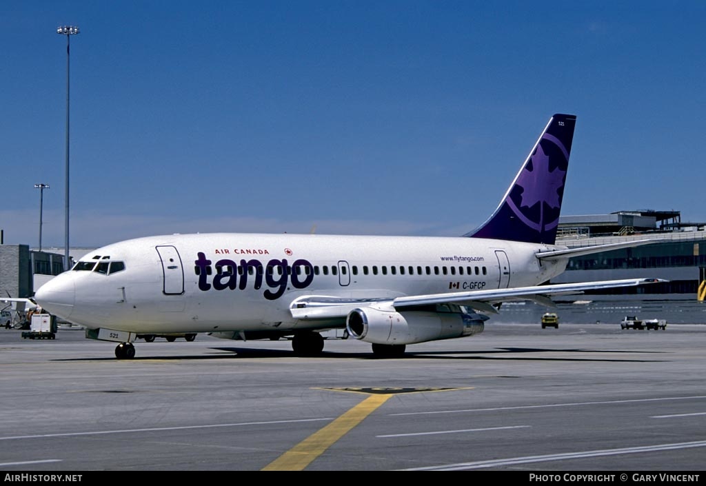 Aircraft Photo of C-GFCP | Boeing 737-217/Adv | Air Canada Tango | AirHistory.net #369831