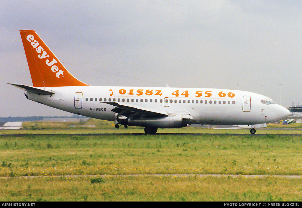 Aircraft Photo of G-BECG | Boeing 737-204/Adv | EasyJet | AirHistory.net #369832