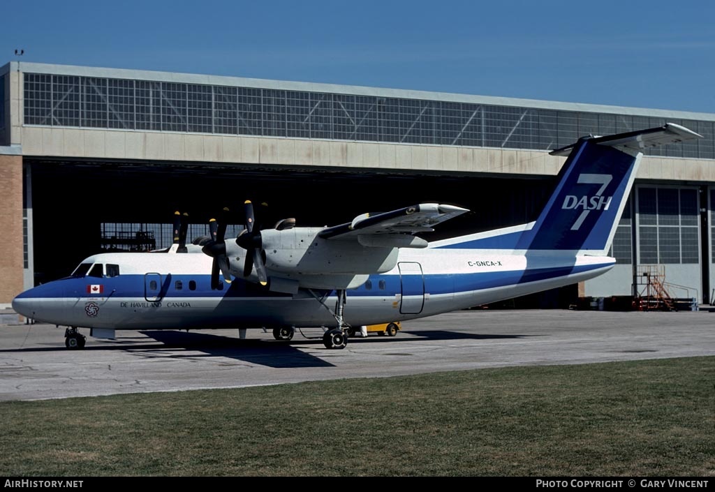Aircraft Photo of C-GNCA-X | De Havilland Canada DHC-7-100 Dash 7 | De Havilland Canada | AirHistory.net #369833
