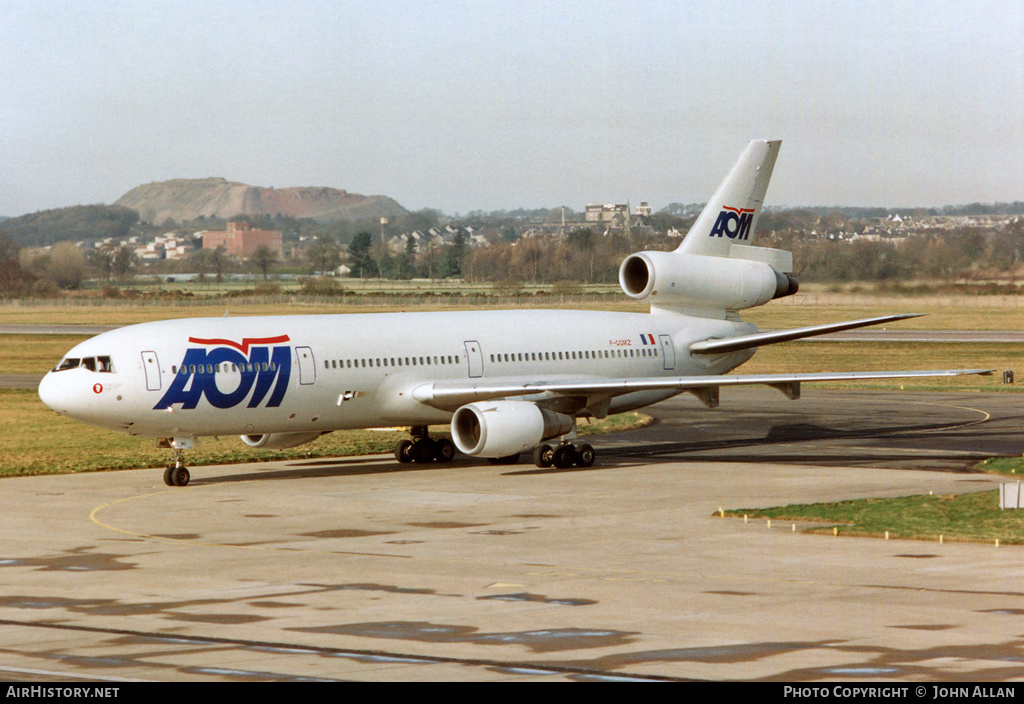Aircraft Photo of F-GGMZ | McDonnell Douglas DC-10-30 | AOM French Airlines | AirHistory.net #369846