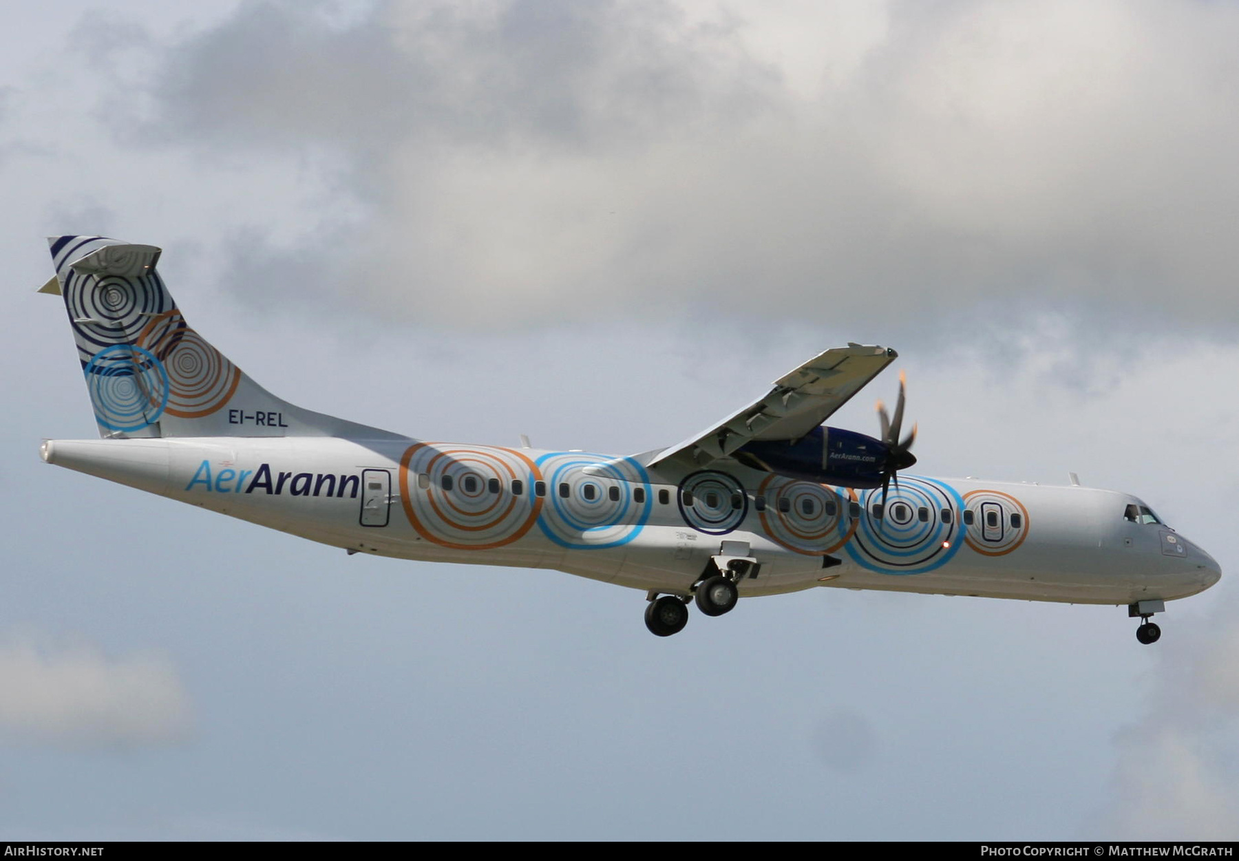 Aircraft Photo of EI-REL | ATR ATR-72-500 (ATR-72-212A) | Aer Arann | AirHistory.net #369852