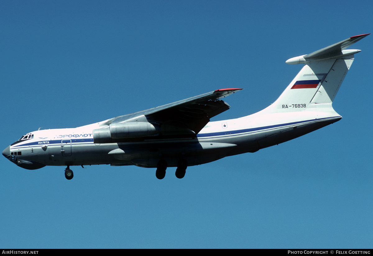 Aircraft Photo of RA-76838 | Ilyushin Il-76TD | Aeroflot | AirHistory.net #369857