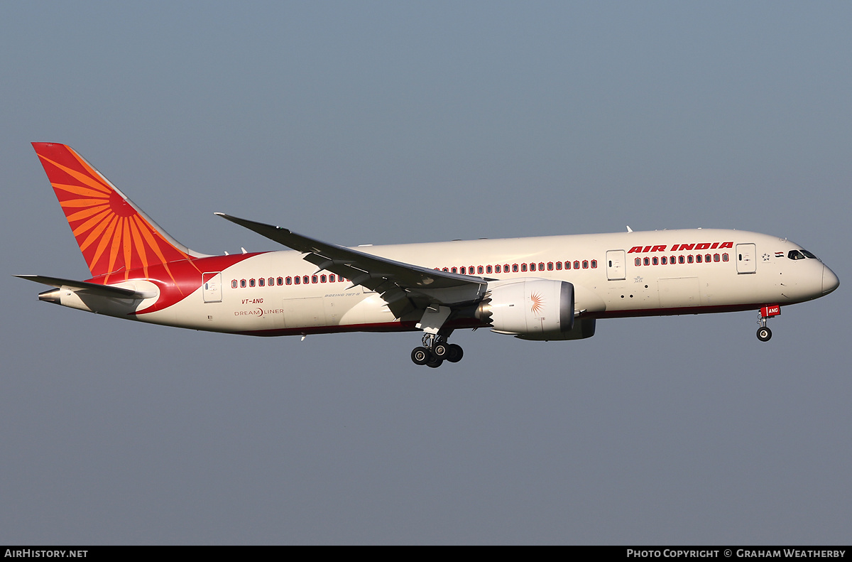 Aircraft Photo of VT-ANG | Boeing 787-8 Dreamliner | Air India | AirHistory.net #369895