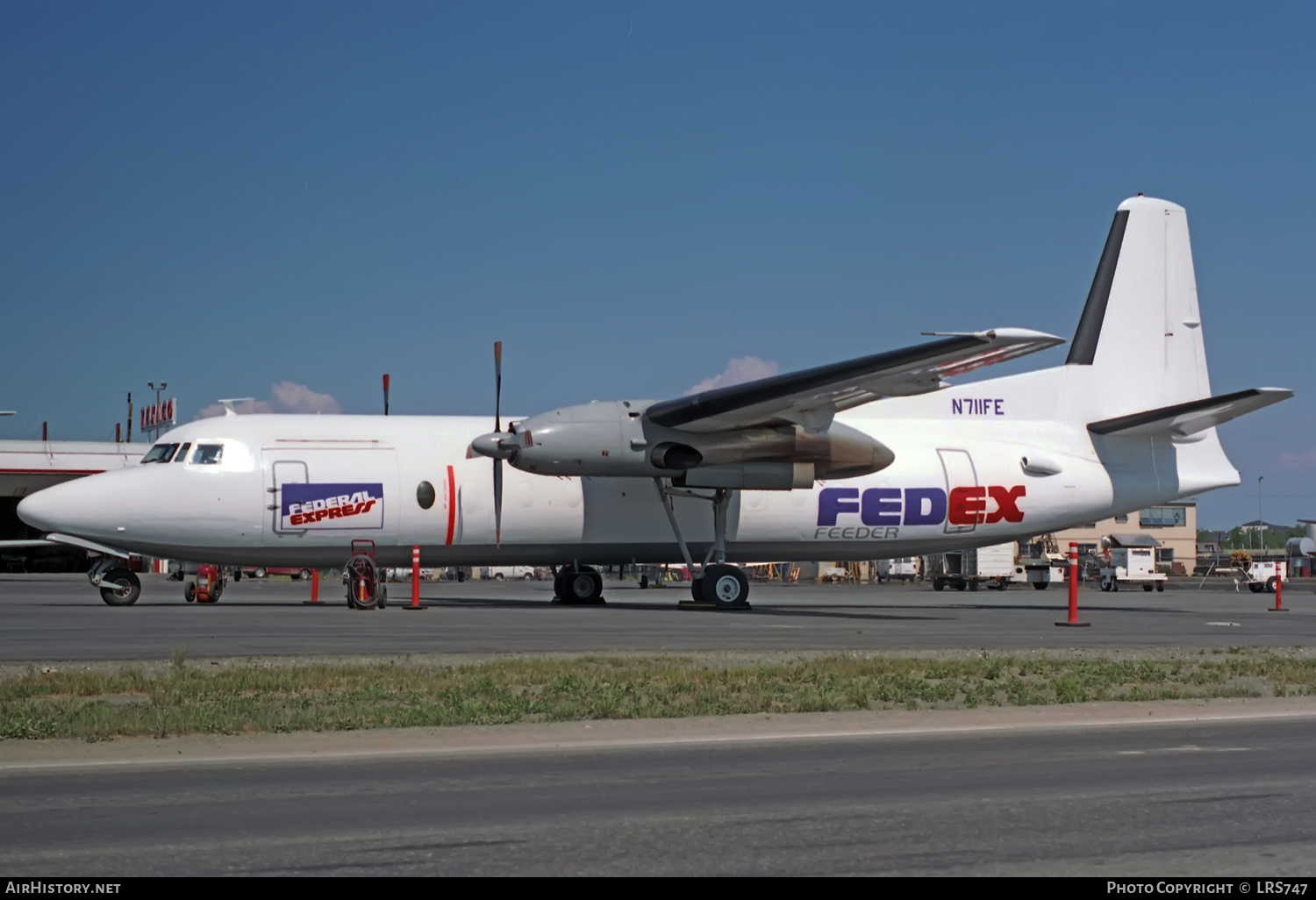 Aircraft Photo of N711FE | Fokker F27-500 Friendship | FedEx Feeder | AirHistory.net #369899