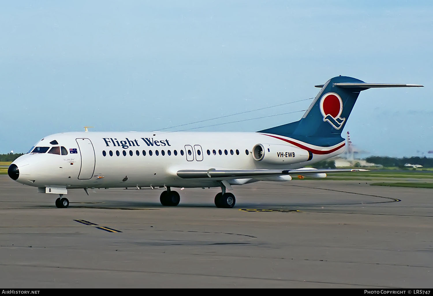 Aircraft Photo of VH-EWB | Fokker F28-4000 Fellowship | Flight West Airlines | AirHistory.net #369934