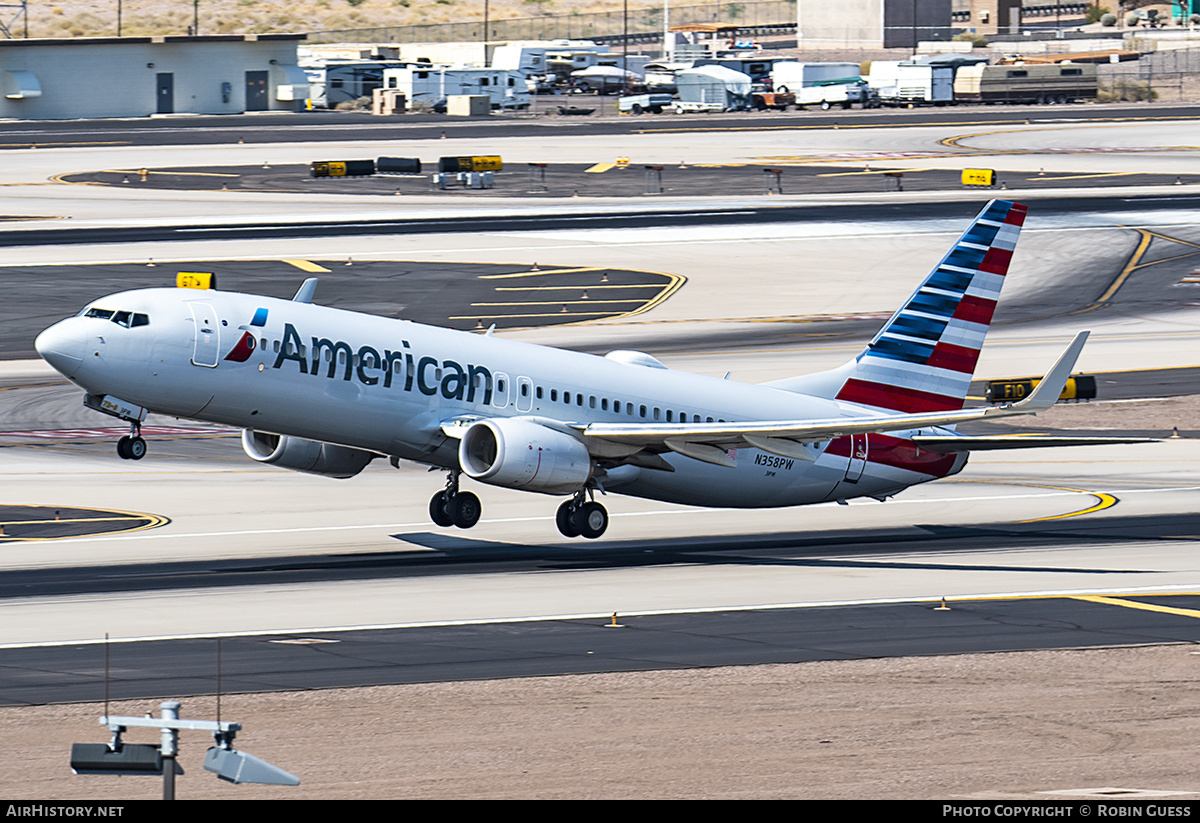 Aircraft Photo of N358PW | Boeing 737-823 | American Airlines | AirHistory.net #369935