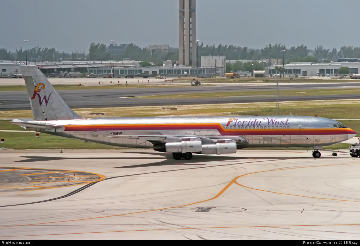 Aircraft Photo of N710FW | Boeing 707-321C | Florida West Airlines | AirHistory.net #369938