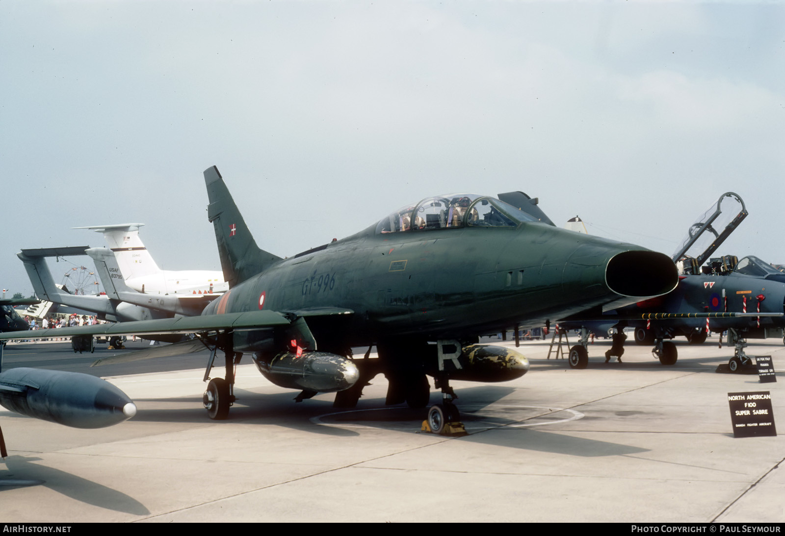 Aircraft Photo of GT-996 | North American TF-100F Super Sabre | Denmark - Air Force | AirHistory.net #369971