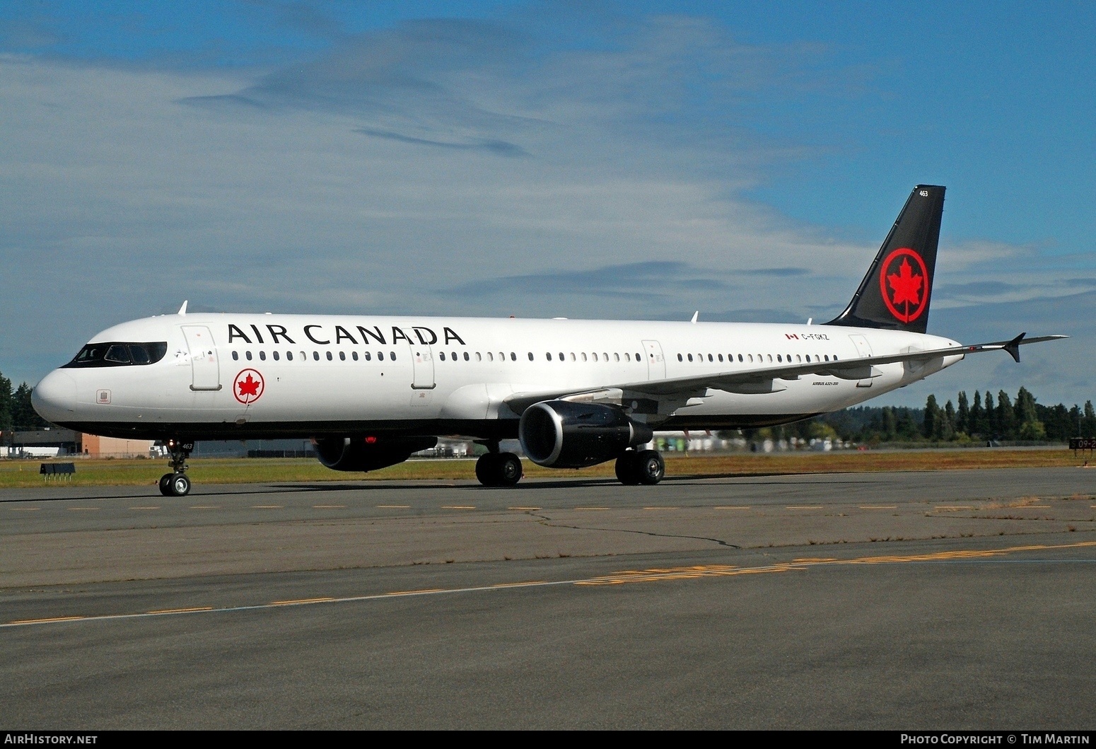 Aircraft Photo of C-FGKZ | Airbus A321-212 | Air Canada | AirHistory.net #369983