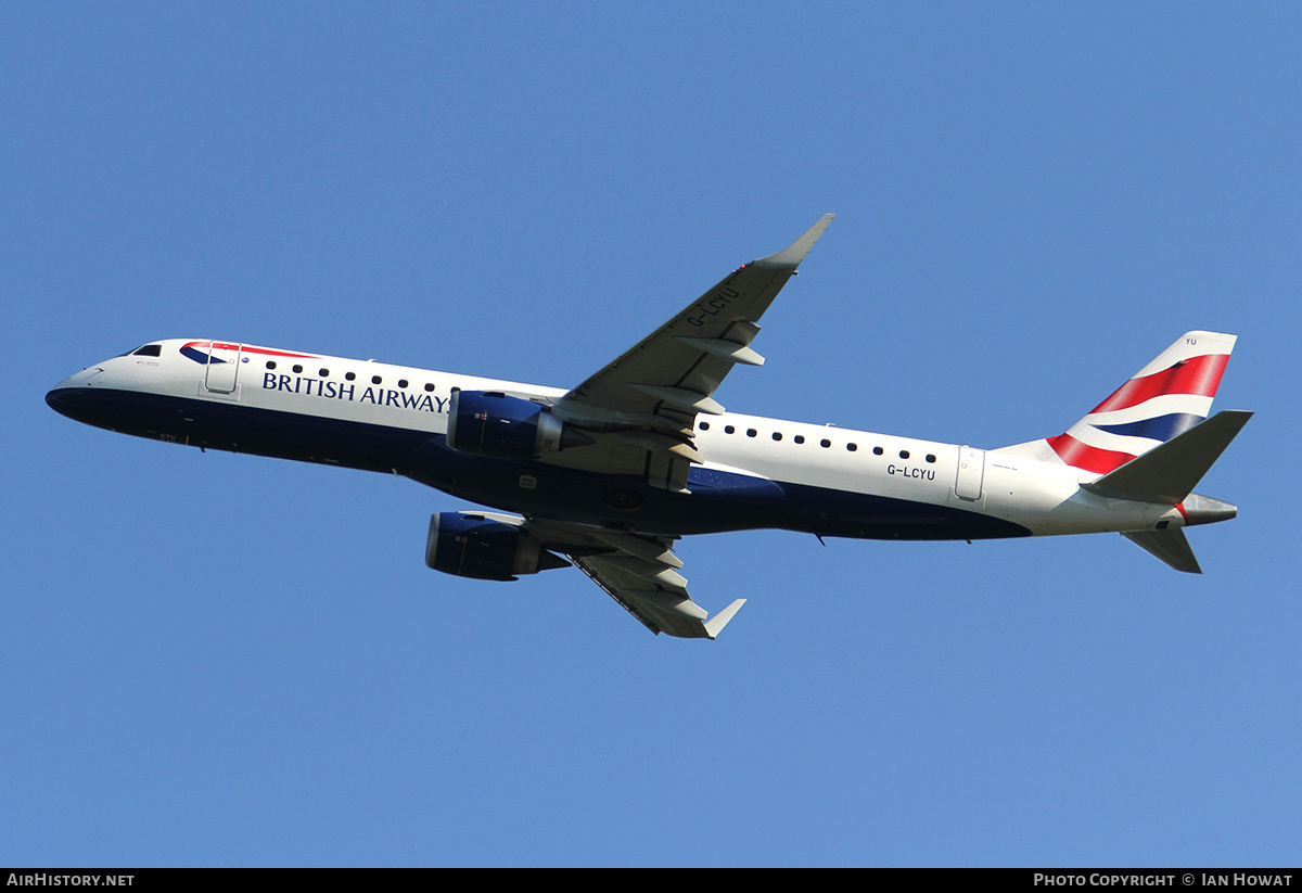 Aircraft Photo of G-LCYU | Embraer 190SR (ERJ-190-100SR) | British Airways | AirHistory.net #369990