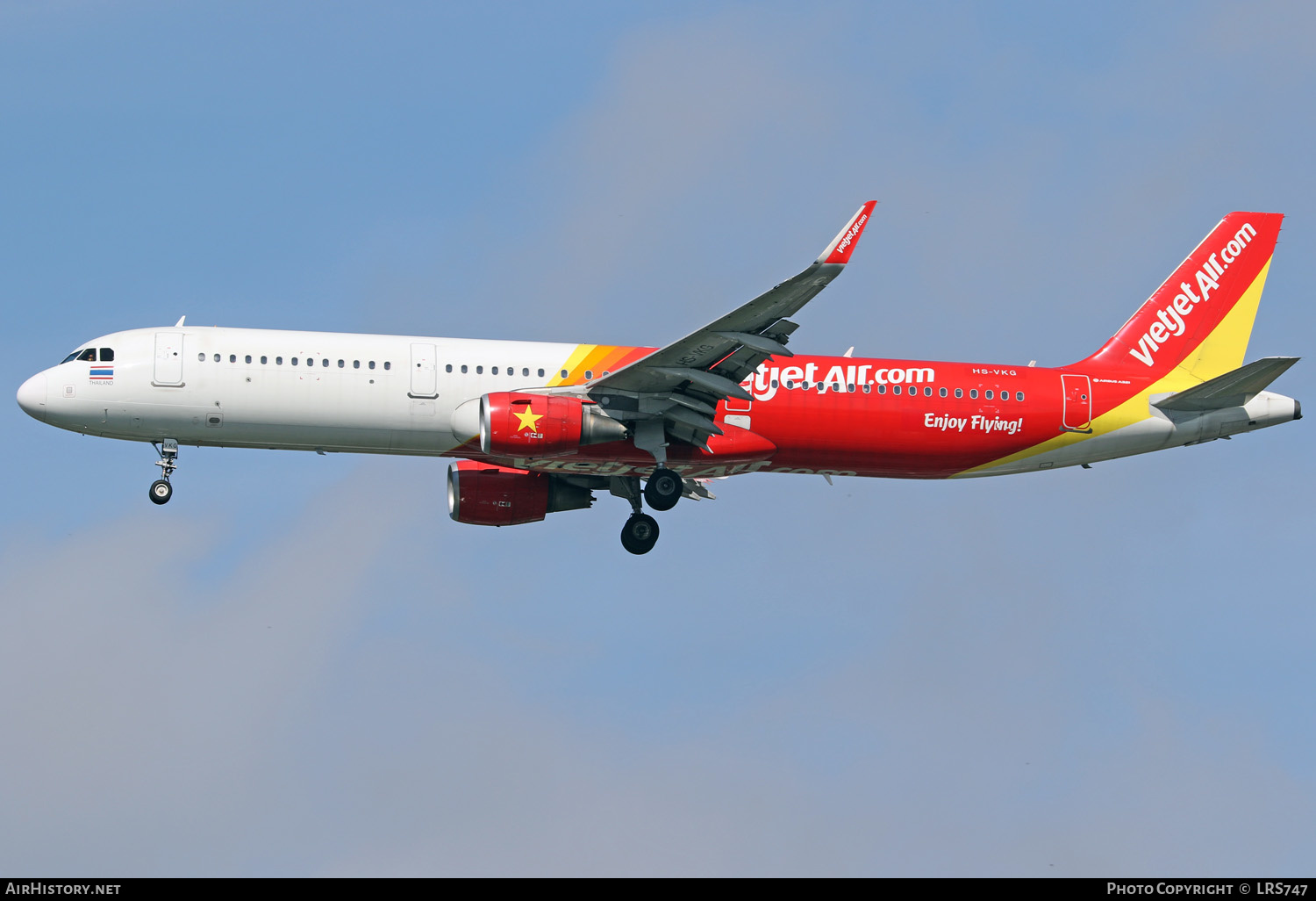 Aircraft Photo of HS-VKG | Airbus A321-211 | VietJet Air Thailand | AirHistory.net #369993