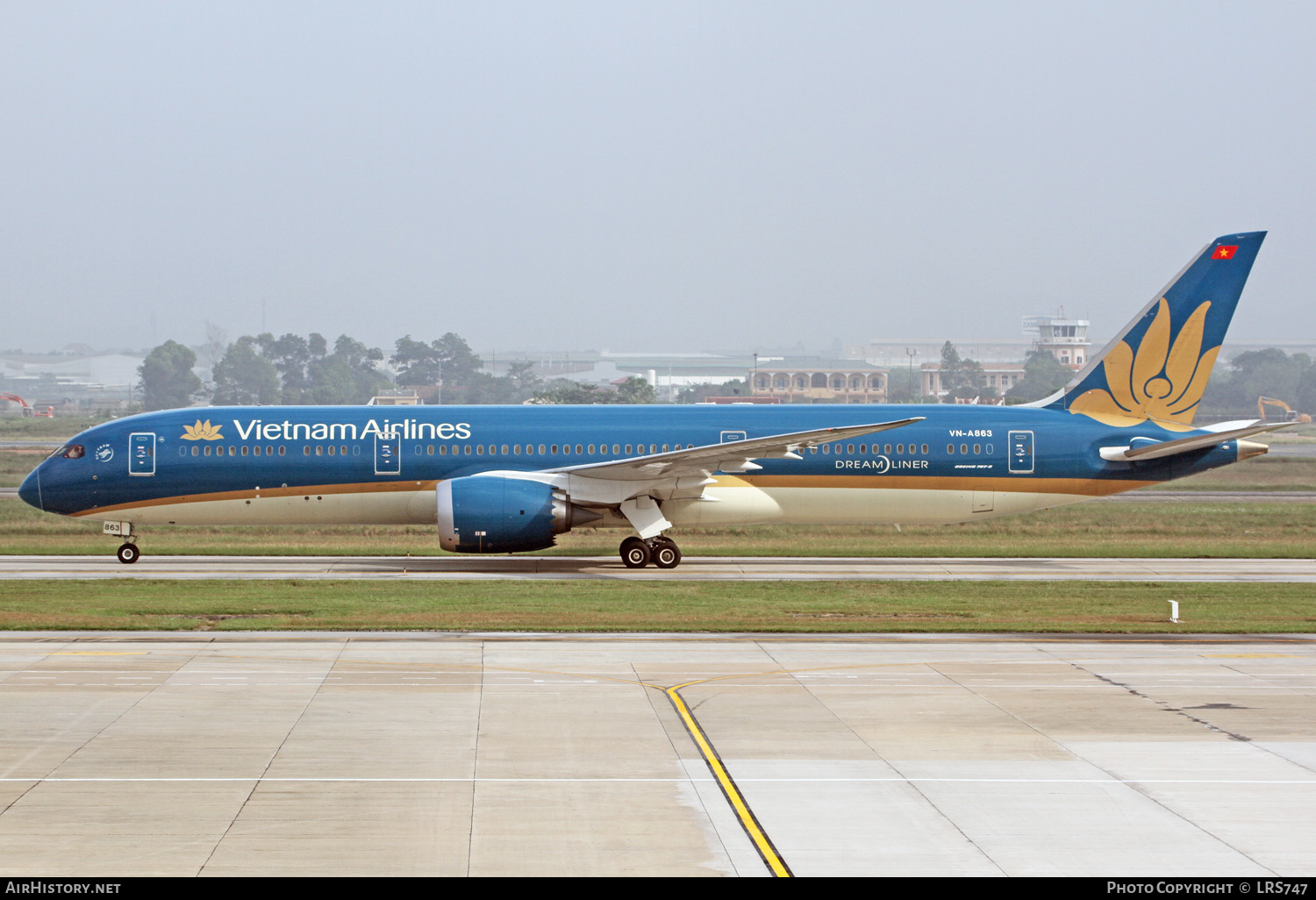 Aircraft Photo of VN-A863 | Boeing 787-9 Dreamliner | Vietnam Airlines | AirHistory.net #370002