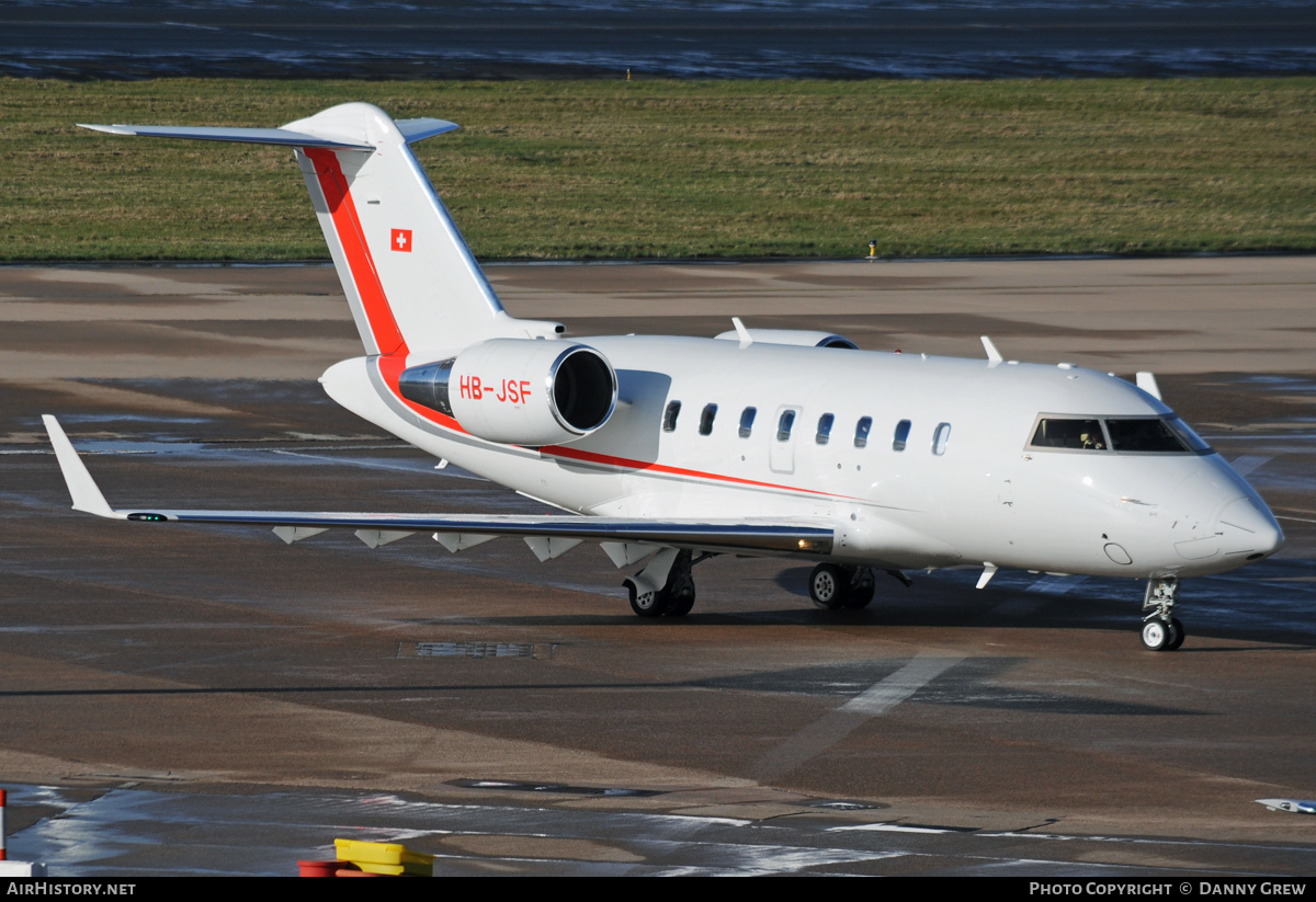 Aircraft Photo of HB-JSF | Bombardier Challenger 650 (CL-600-2B16) | AirHistory.net #370003