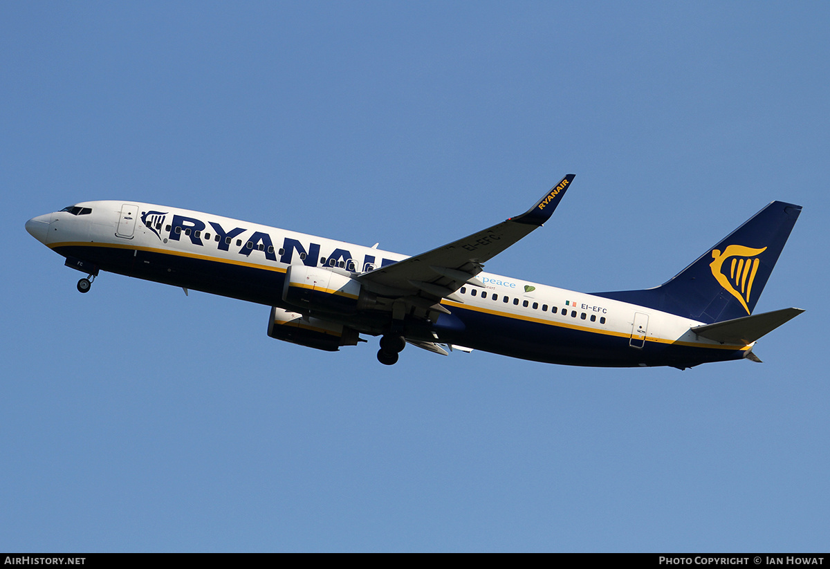 Aircraft Photo of EI-EFC | Boeing 737-8AS | Ryanair | AirHistory.net #370009