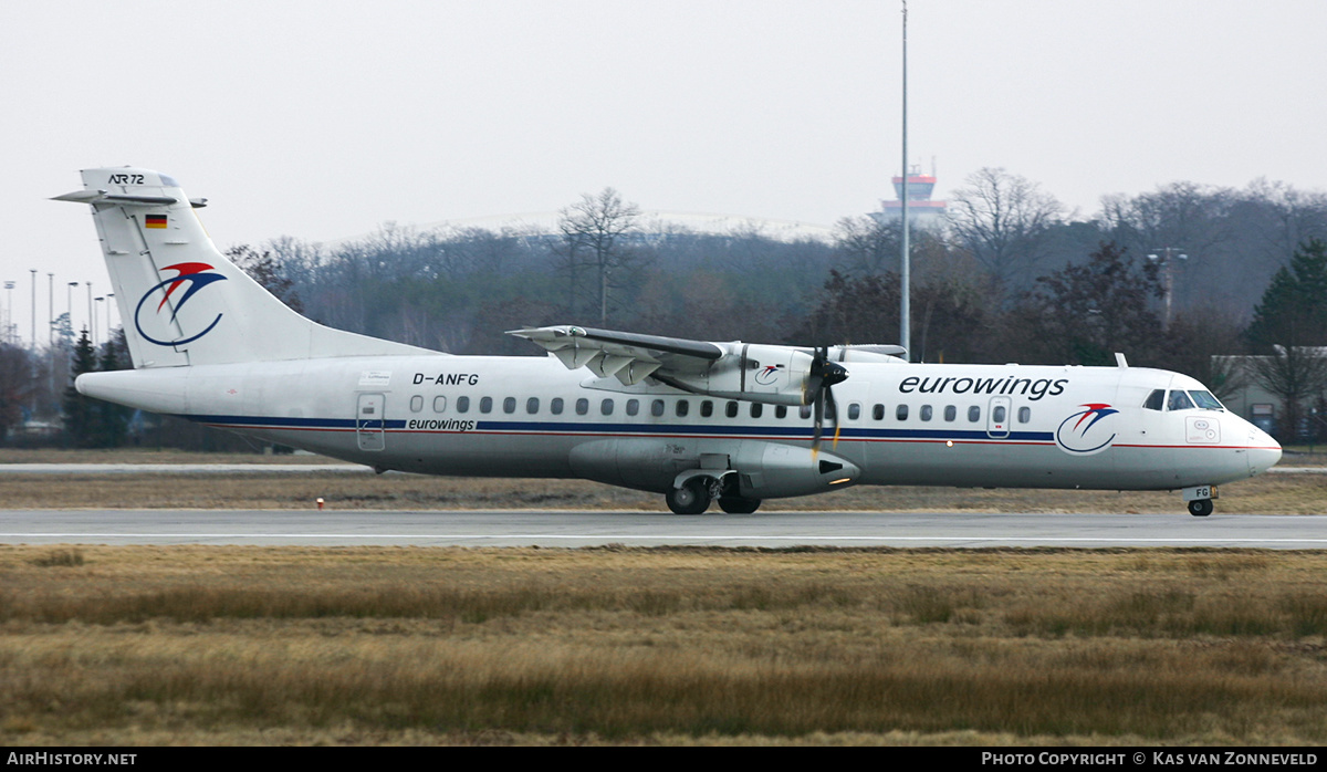 Aircraft Photo of D-ANFG | ATR ATR-72-500 (ATR-72-212A) | Eurowings | AirHistory.net #370032