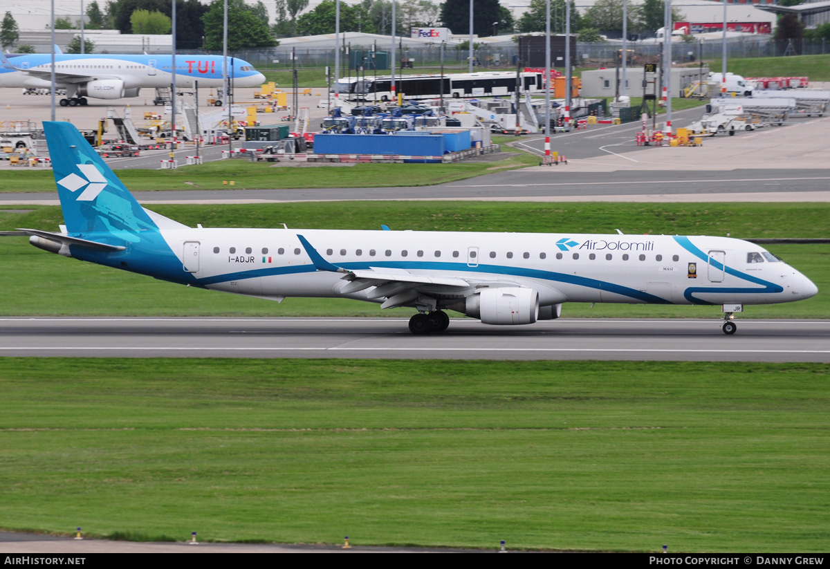 Aircraft Photo of I-ADJR | Embraer 195LR (ERJ-190-200LR) | Air Dolomiti | AirHistory.net #370054