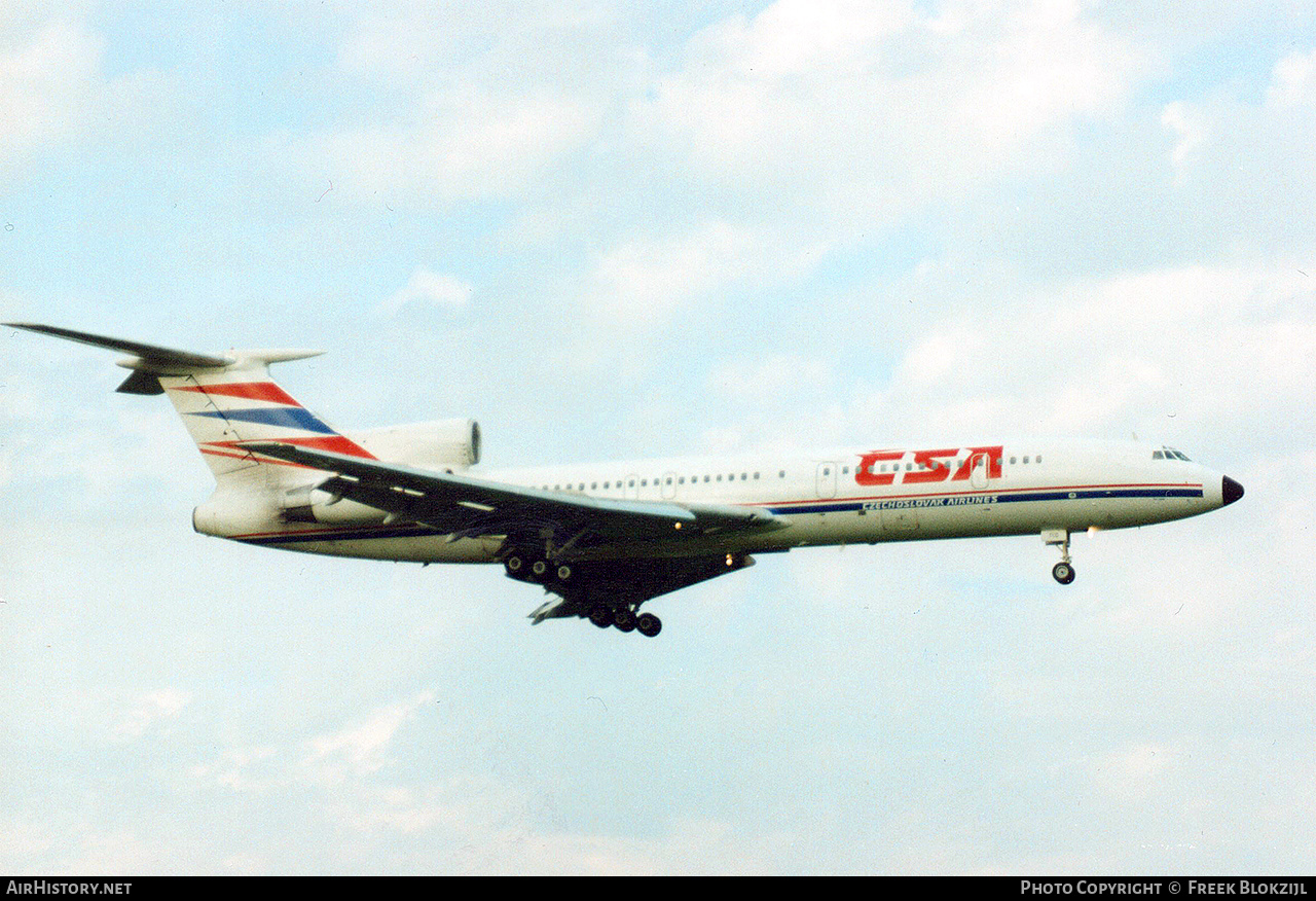 Aircraft Photo of OK-TCD | Tupolev Tu-154M | ČSA - Československé Aerolinie - Czechoslovak Airlines | AirHistory.net #370065