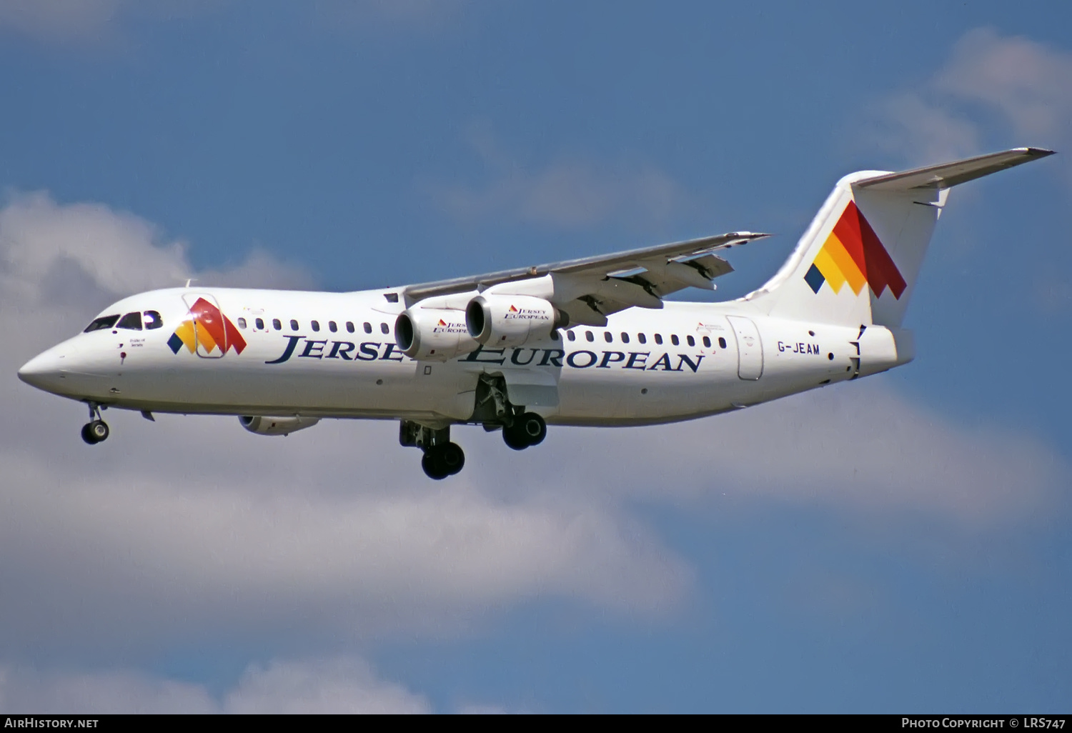 Aircraft Photo of G-JEAM | British Aerospace BAe-146-300 | Jersey European Airways | AirHistory.net #370067