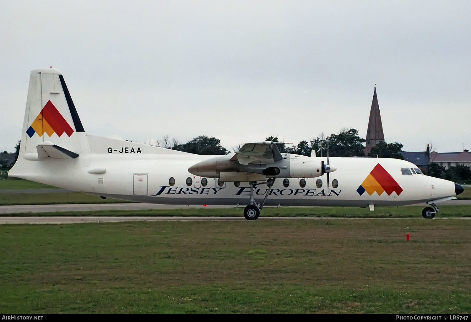 Aircraft Photo of G-JEAA | Fokker F27-500 Friendship | Jersey European Airways | AirHistory.net #370078